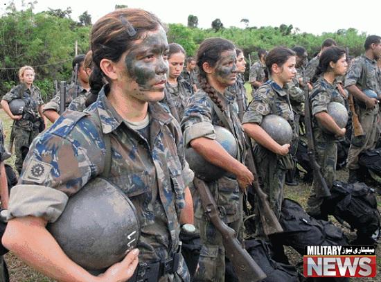 سربازان زن در کشورهای مختلف جهان